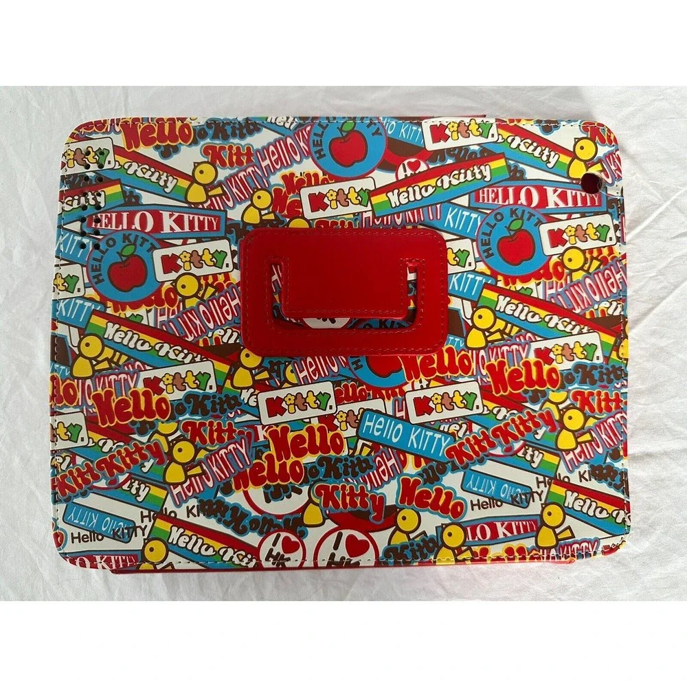 VTG Sanrio Kawaii Anime Hello Kitty Leather iPad 2 or 3 Case Celebrate 50 Years